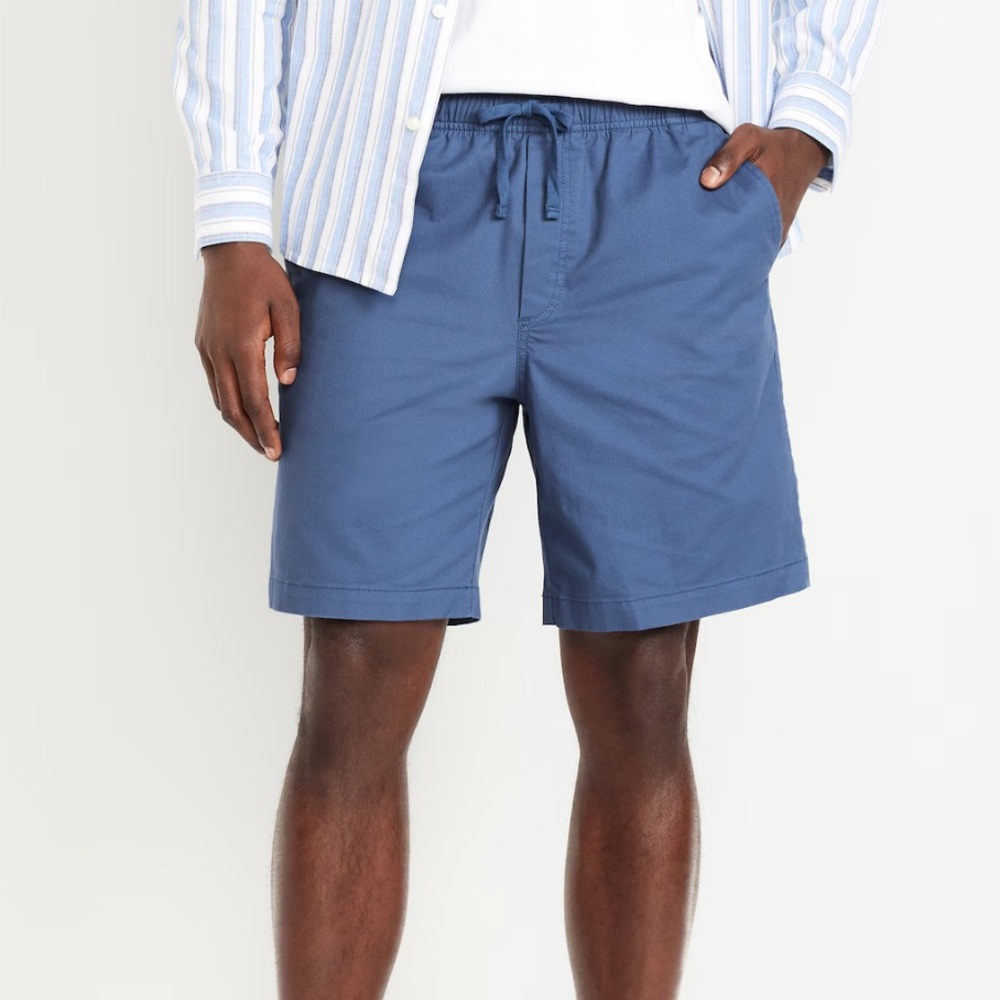 Old Navy Classic Blue  cotton silk Shortsighted shorts (men’s size large)